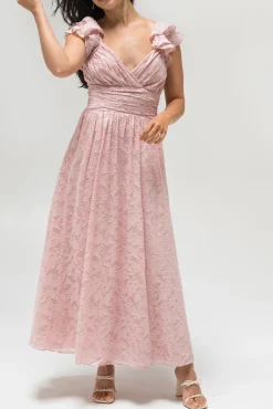Adele Textured Maxi Dress