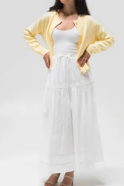 Allison Tiered Midi Skirt