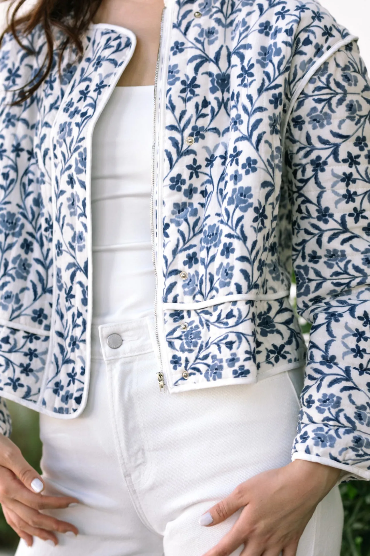 Amy Quilted Floral Jacket