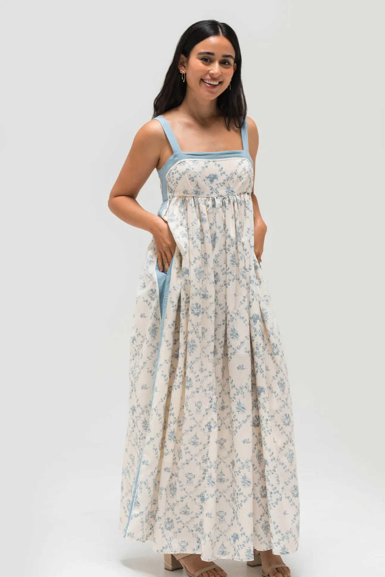 Anabelle Babydoll Maxi Dress