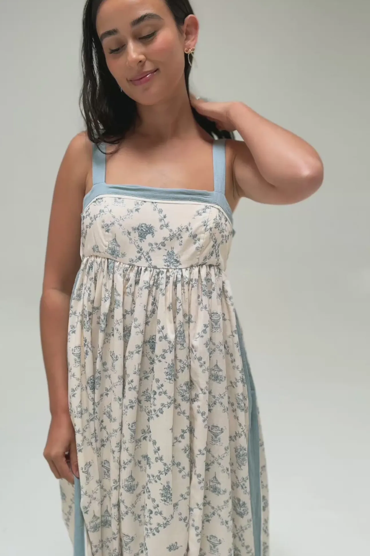 Anabelle Babydoll Maxi Dress