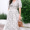Andrea Puff Sleeve Dress
