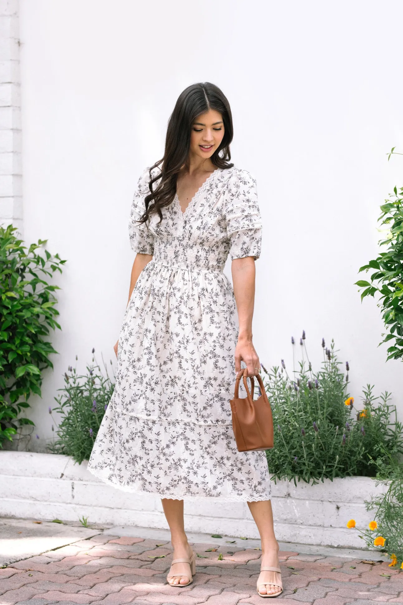 Andrea Puff Sleeve Dress