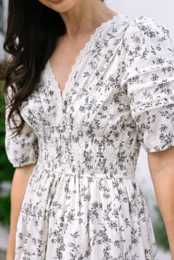 Andrea Puff Sleeve Dress