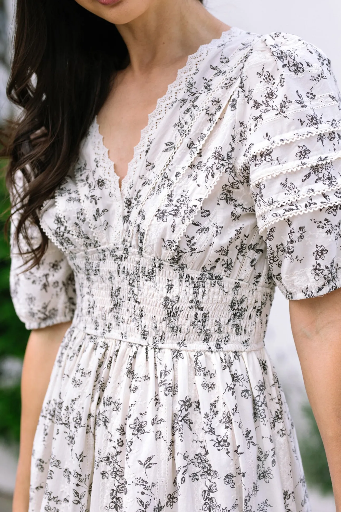 Andrea Puff Sleeve Dress
