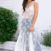 Angelica Sheer Maxi Dress