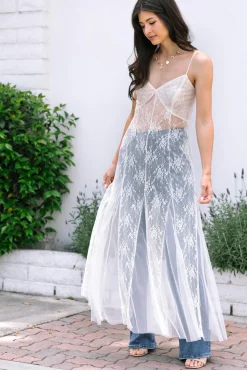 Angelica Sheer Maxi Dress