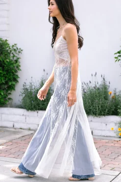 Angelica Sheer Maxi Dress