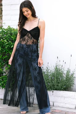 Angelica Sheer Maxi Dress