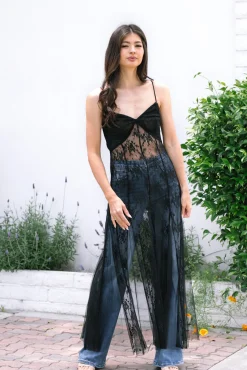 Angelica Sheer Maxi Dress