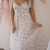 Angelina Floral Bustier Dress