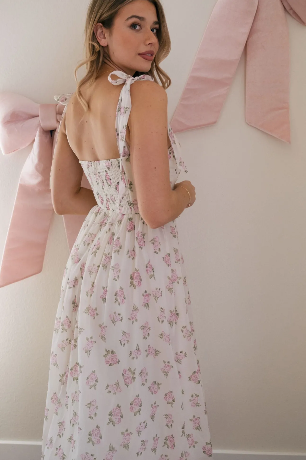 Angelina Floral Bustier Dress