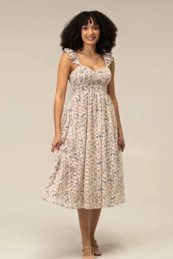 Annelise Floral Embroidered Dress