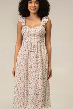 Annelise Floral Embroidered Dress