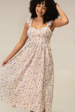 Annelise Floral Embroidered Dress