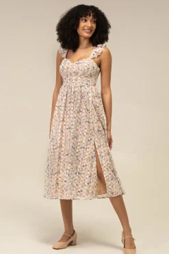 Annelise Floral Embroidered Dress