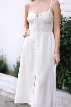 Aria Buttoned Midi Dress