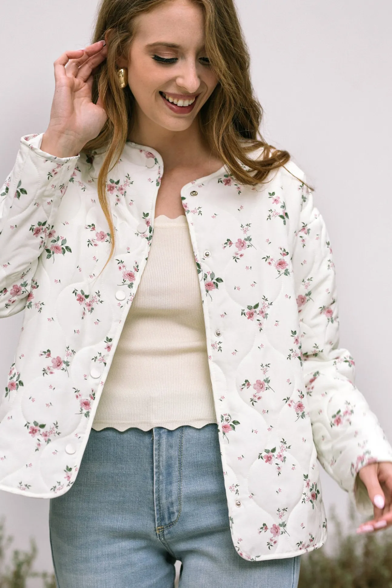 Aspen Quilted Floral Jacket