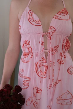 Betsy Foodie Halter Dress