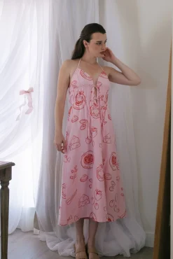 Betsy Foodie Halter Dress
