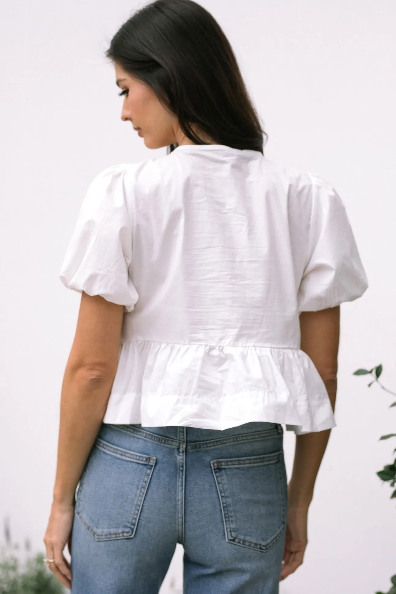 Blaire Puff Sleeve Bow Blouse