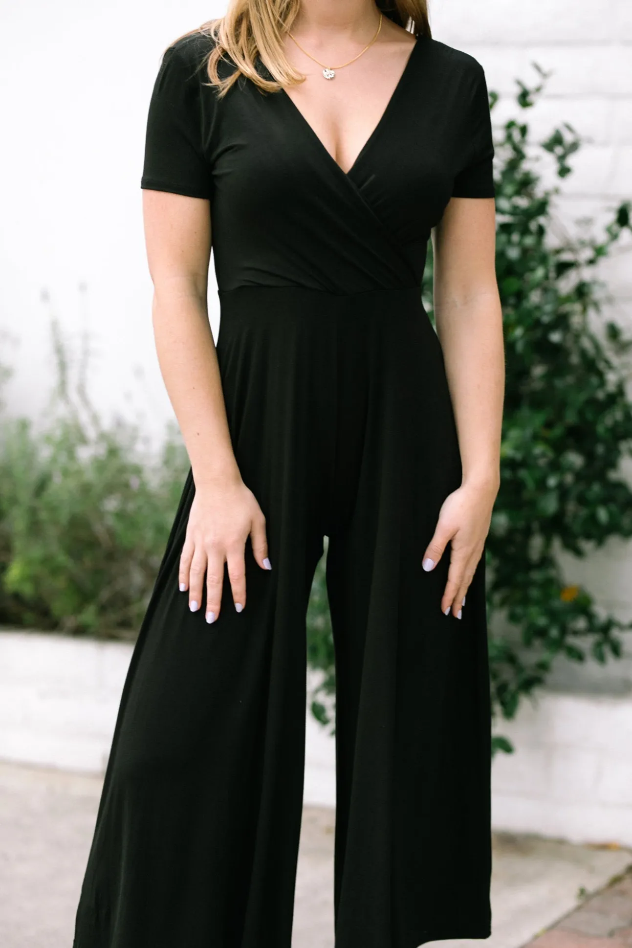 Brenda Short Sleeve Jumpsuit