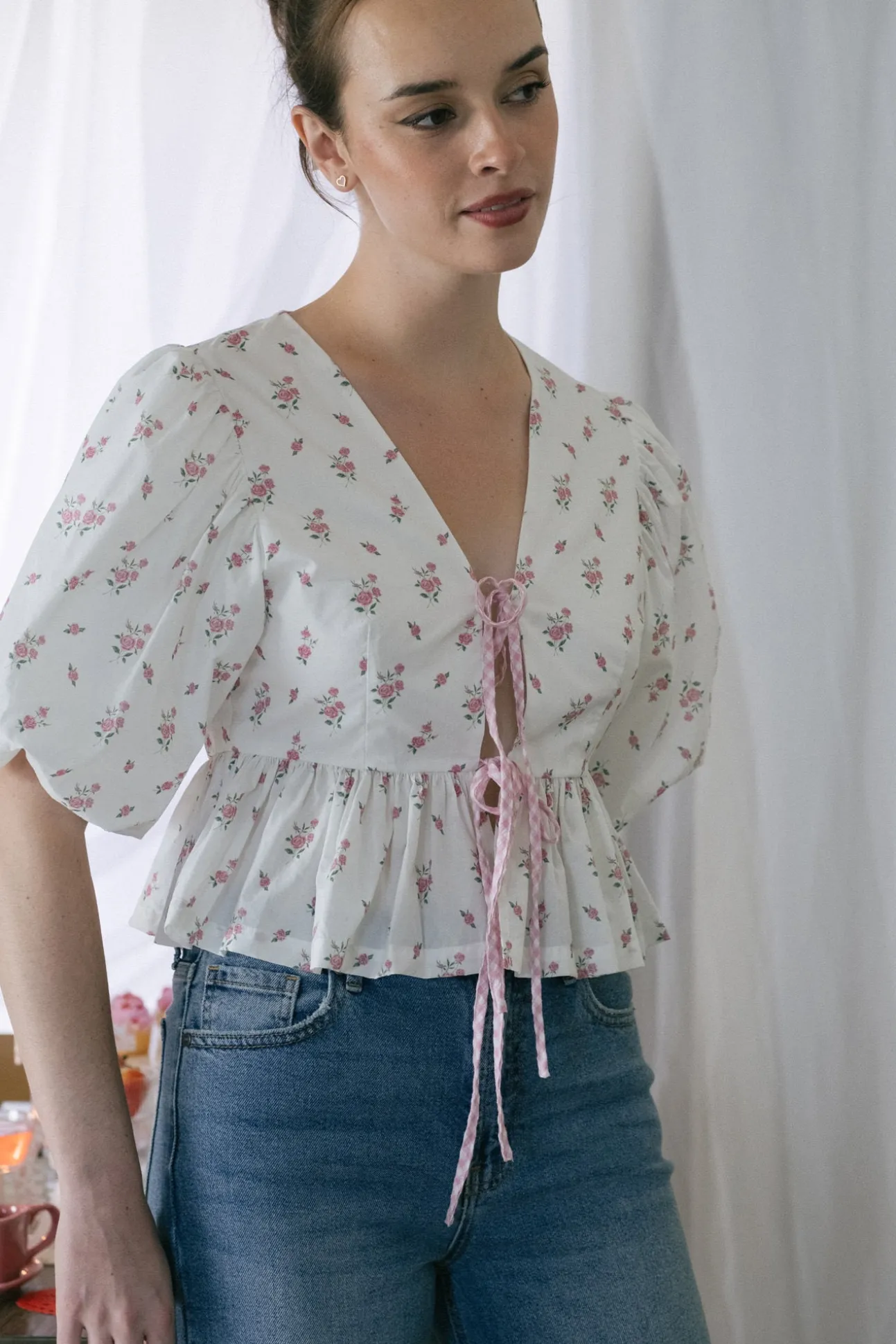 Cassie Puff Sleeve Top