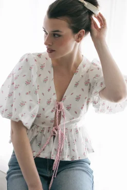 Cassie Puff Sleeve Top