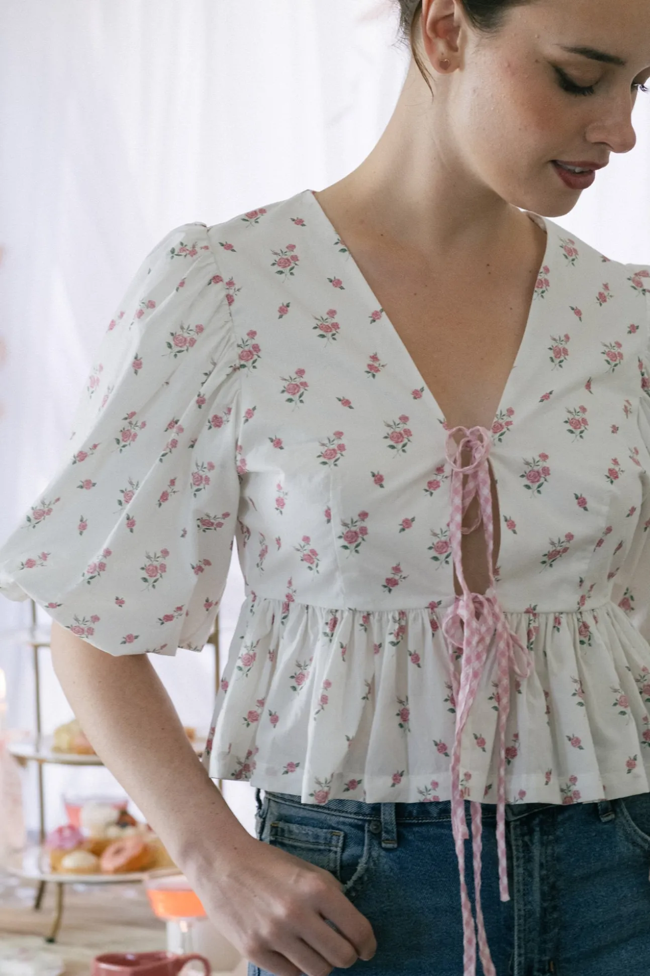Cassie Puff Sleeve Top