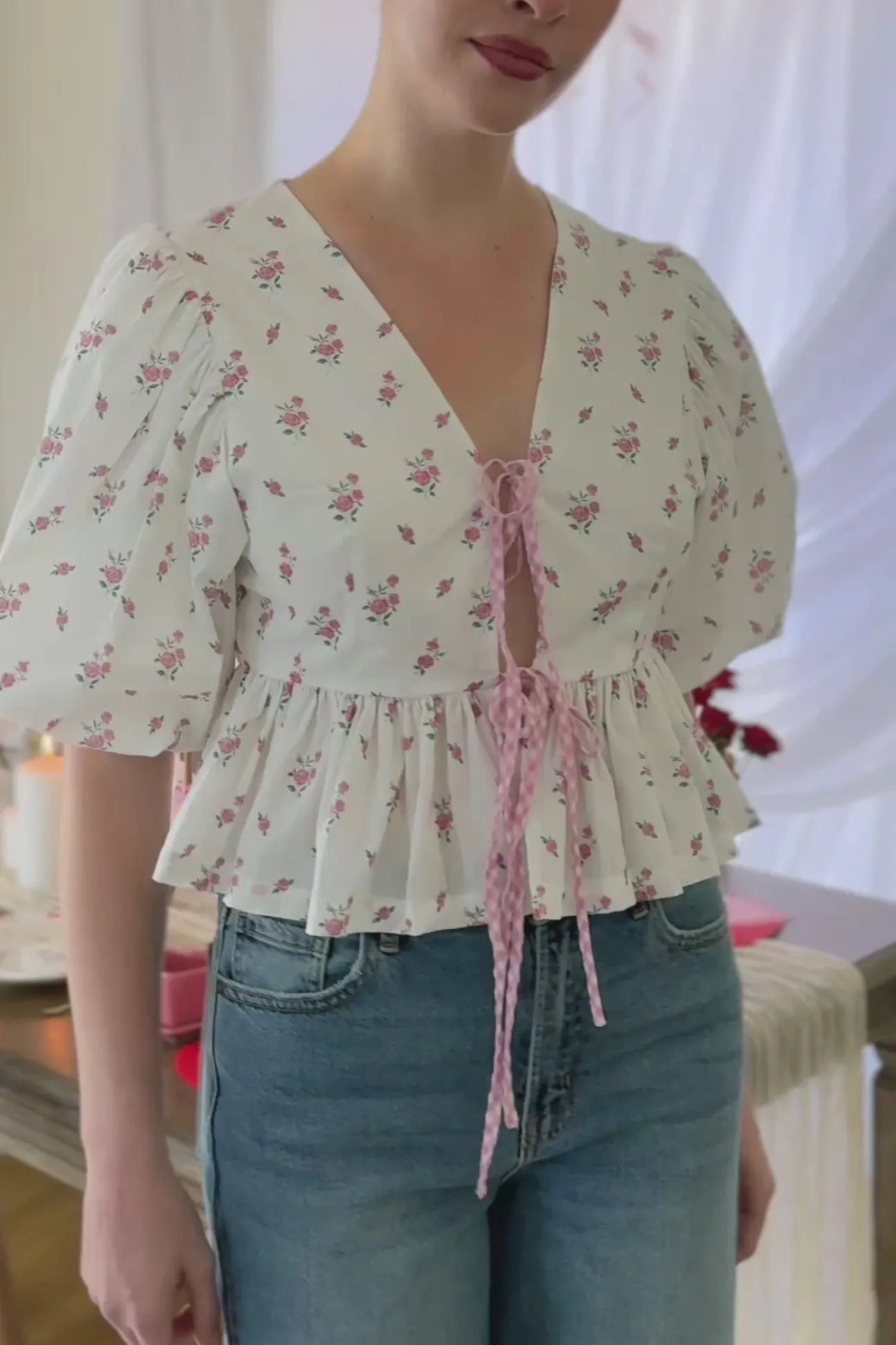 Cassie Puff Sleeve Top