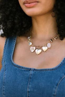 Charlotte Heart Charm Necklace