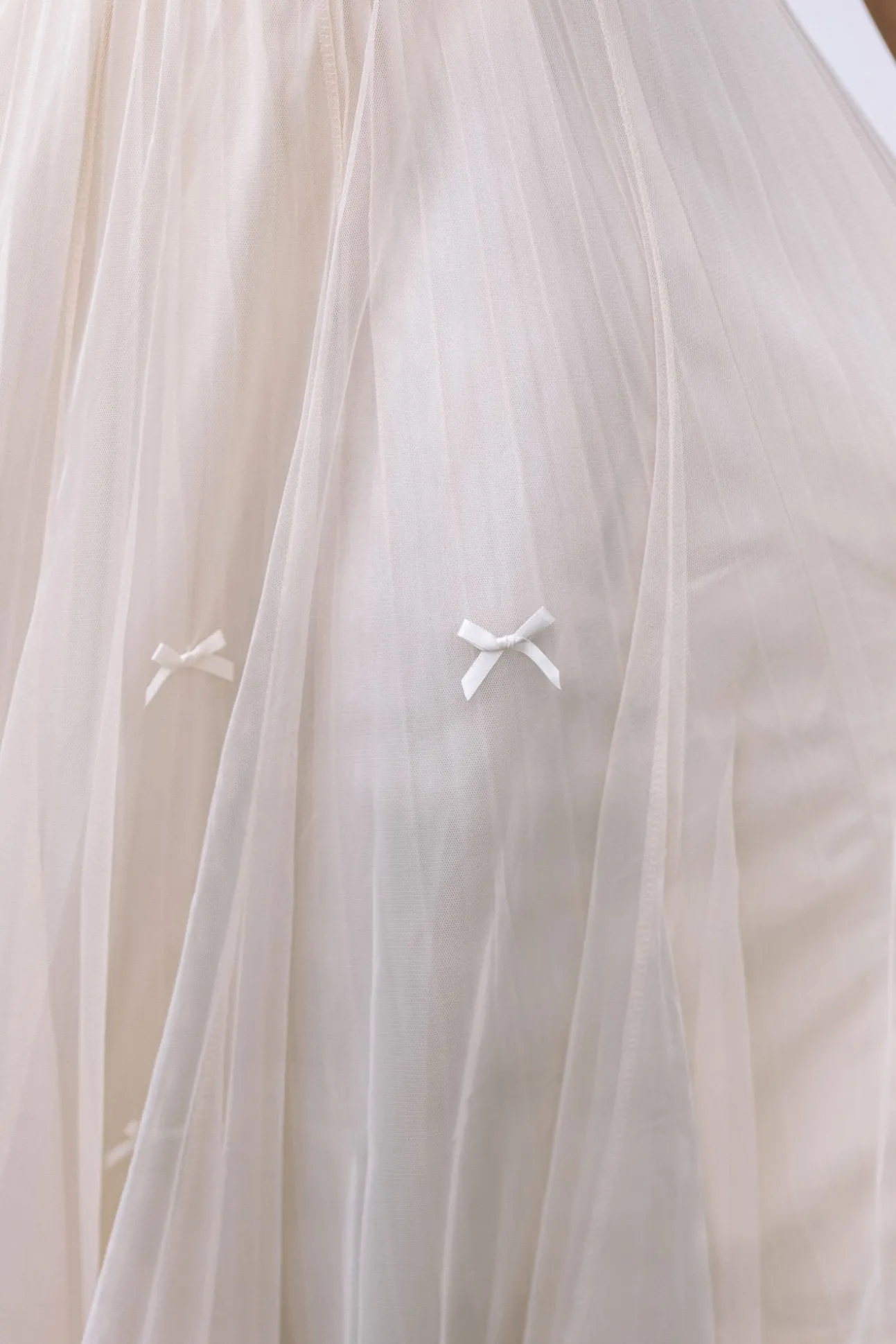 Chrissy Bow Tulle Skirt