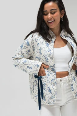 Claire Floral Bow Jacket