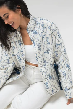 Claire Floral Bow Jacket