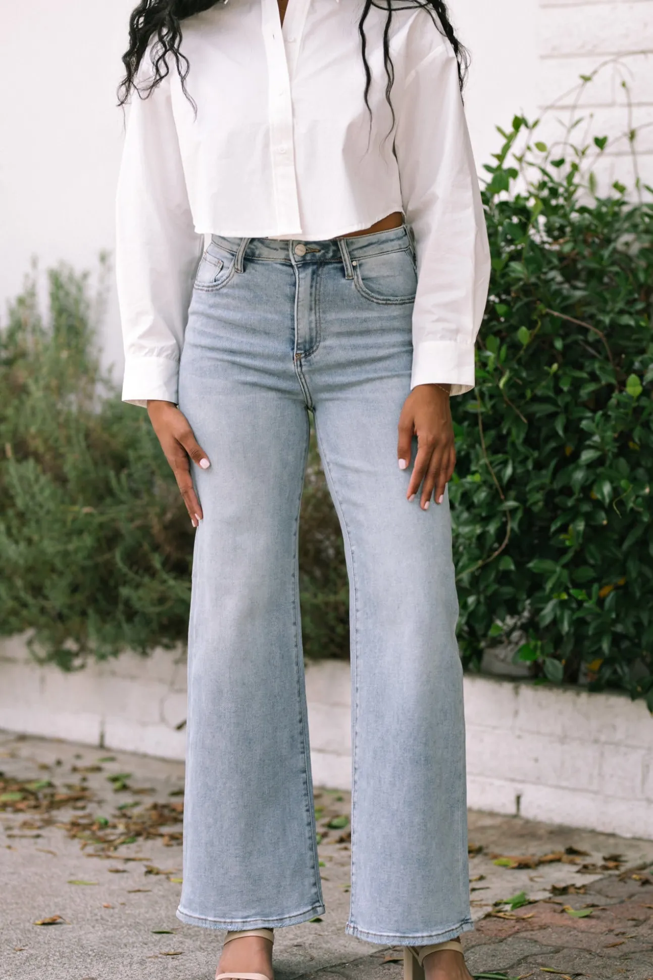 Cleo High Waist Wide Flare Jean