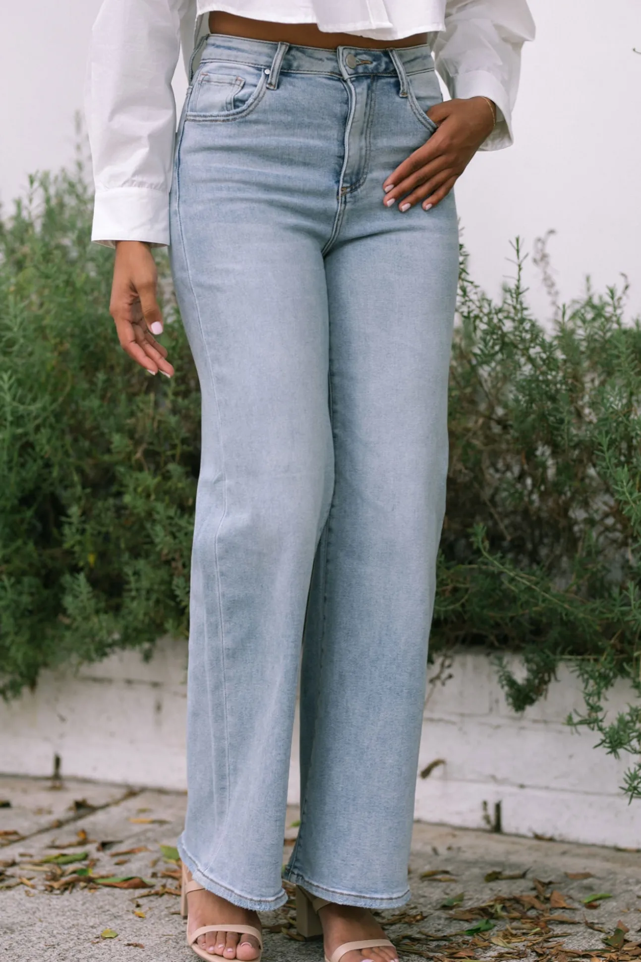 Cleo High Waist Wide Flare Jean