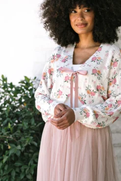Cressida Floral Knit Cardigan