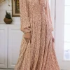 Dahlia Smocked Buttoned Dress