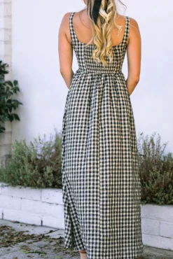 Dani Gingham Maxi Dress