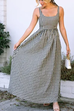 Dani Gingham Maxi Dress