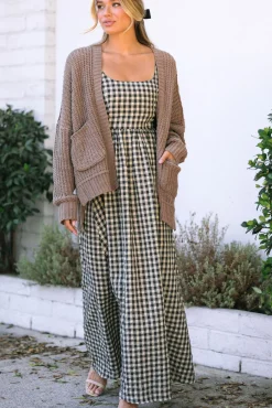 Dani Gingham Maxi Dress