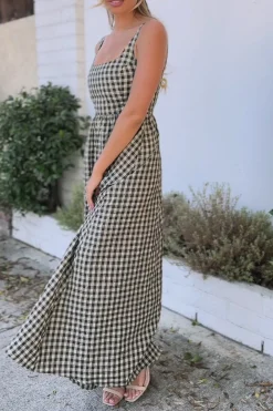 Dani Gingham Maxi Dress