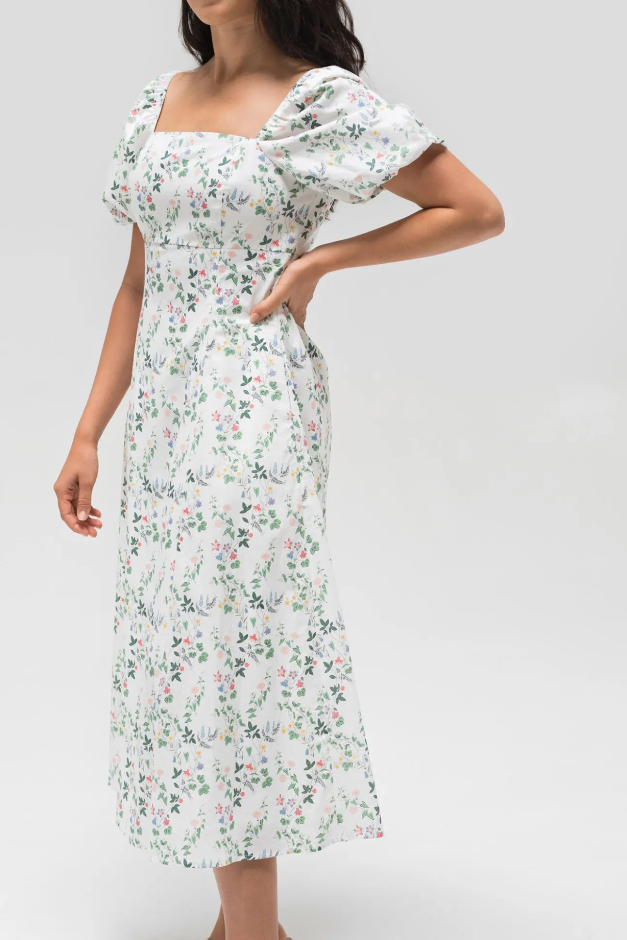 Delilah Floral Midi Dress