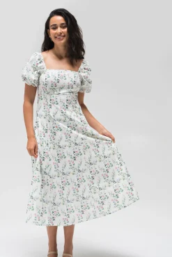 Delilah Floral Midi Dress