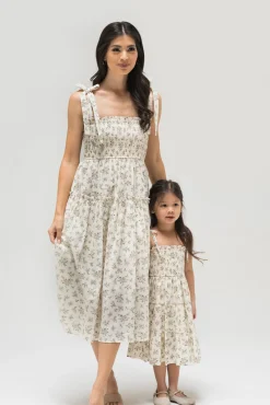 Diana Smocked Midi Dress