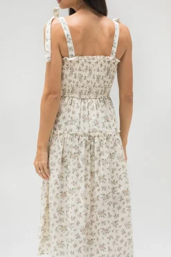 Diana Smocked Midi Dress