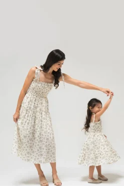 Diana Smocked Midi Dress