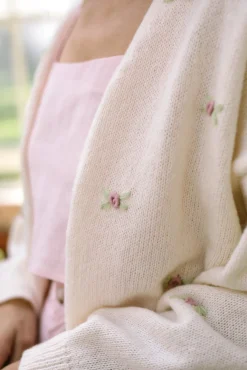 Edith Floral Knit Cardigan