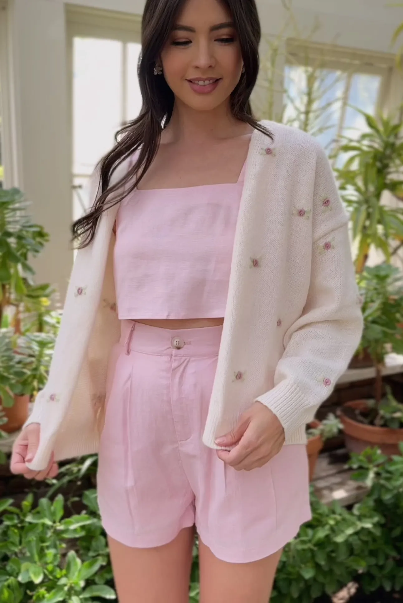Edith Floral Knit Cardigan