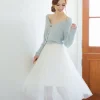 Eloise Tulle Midi Skirt